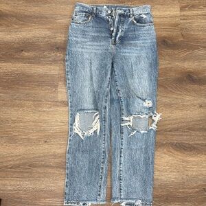 Medium Wash Distressed Jeans